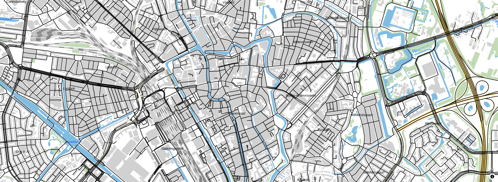 1 niveau verder ingezoomd zijn de features wel zichtbaar