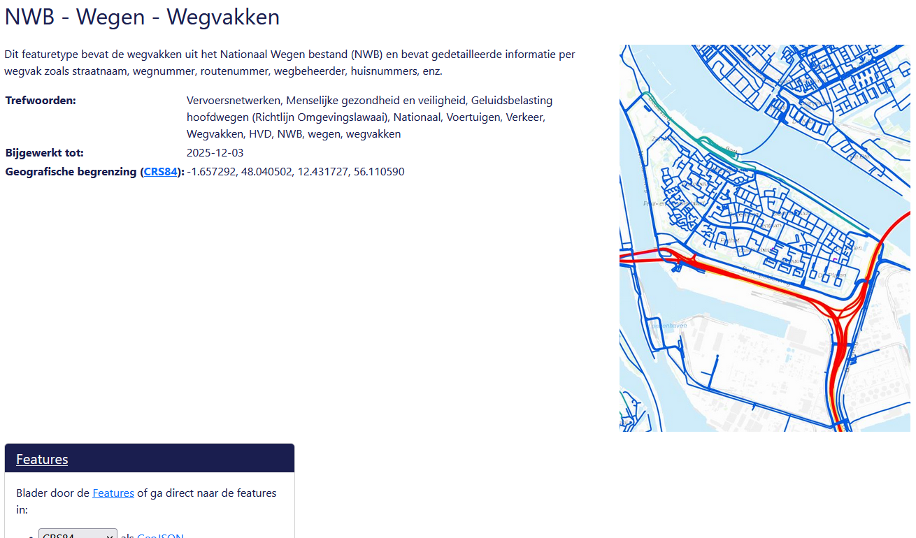 de wegvakken collectie