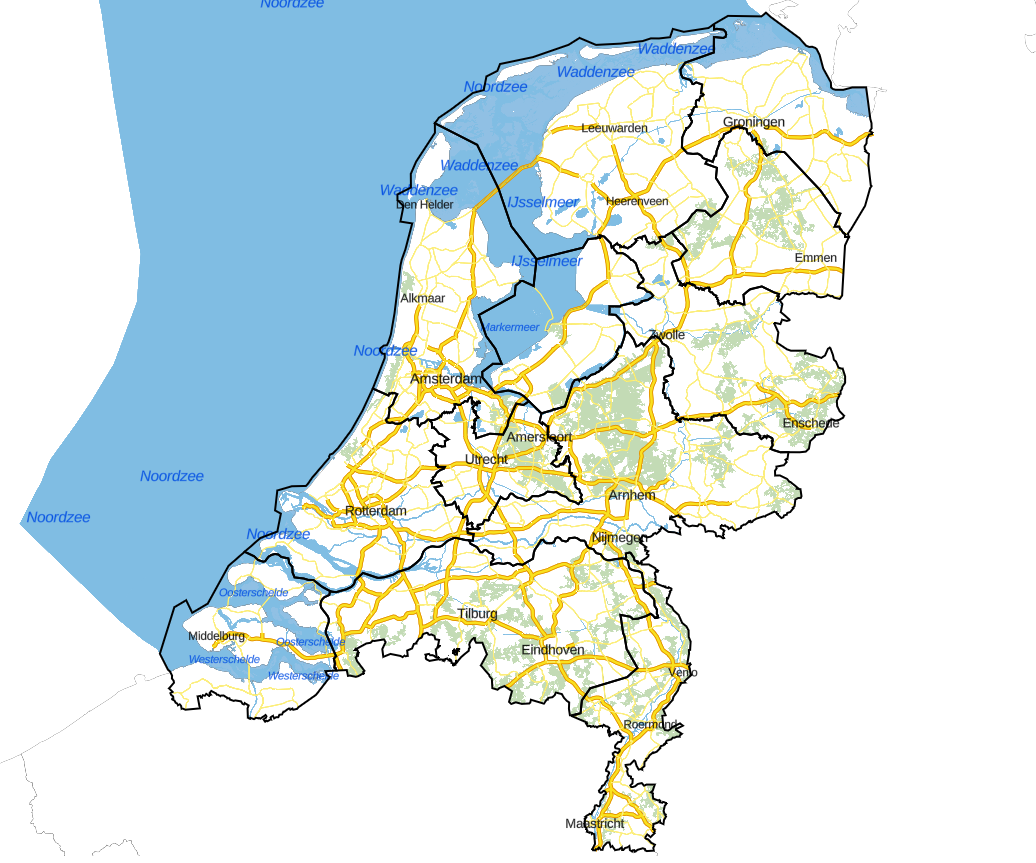 BRT Achtergrondkaart